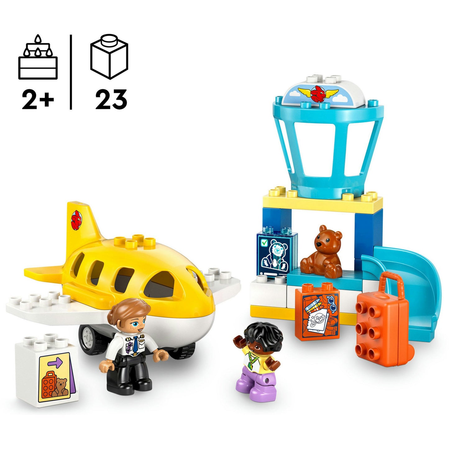 LEGO duplo - eerste bezoek aan de luchthaven constructiespeelgoed (10443)