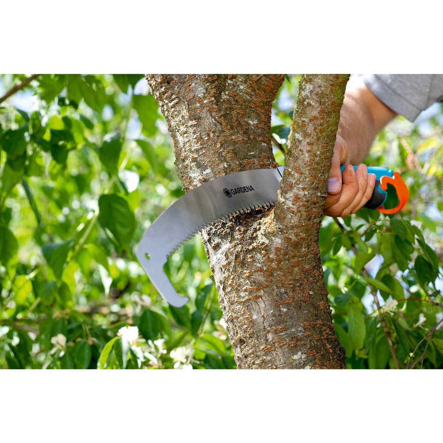 GARDENA combisystem-snoeizaag 300 pp gebogen (turquoise, 8738-20)