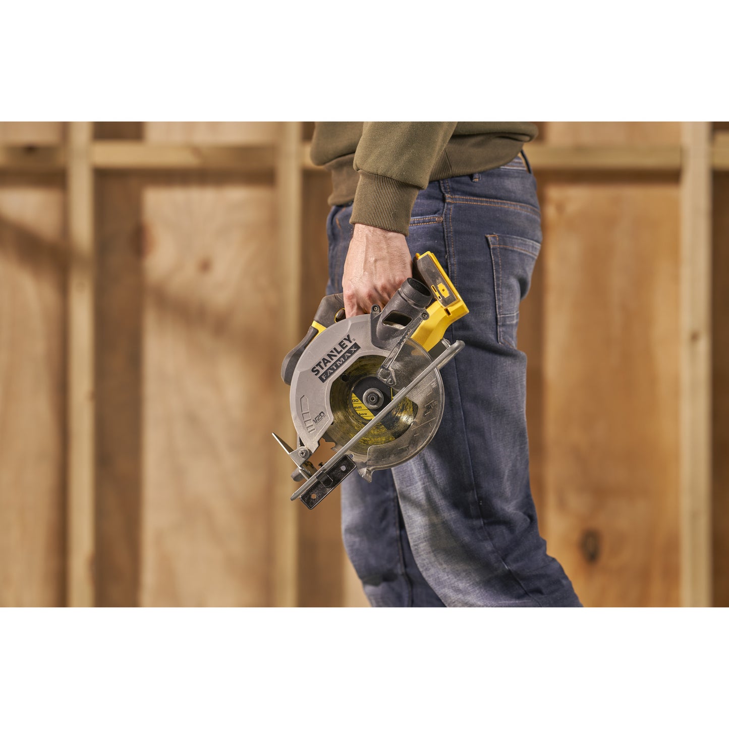 Stanley fatmax v20 18v handcirkelzaag (zwart geel, accu en oplader niet inbegrepen)