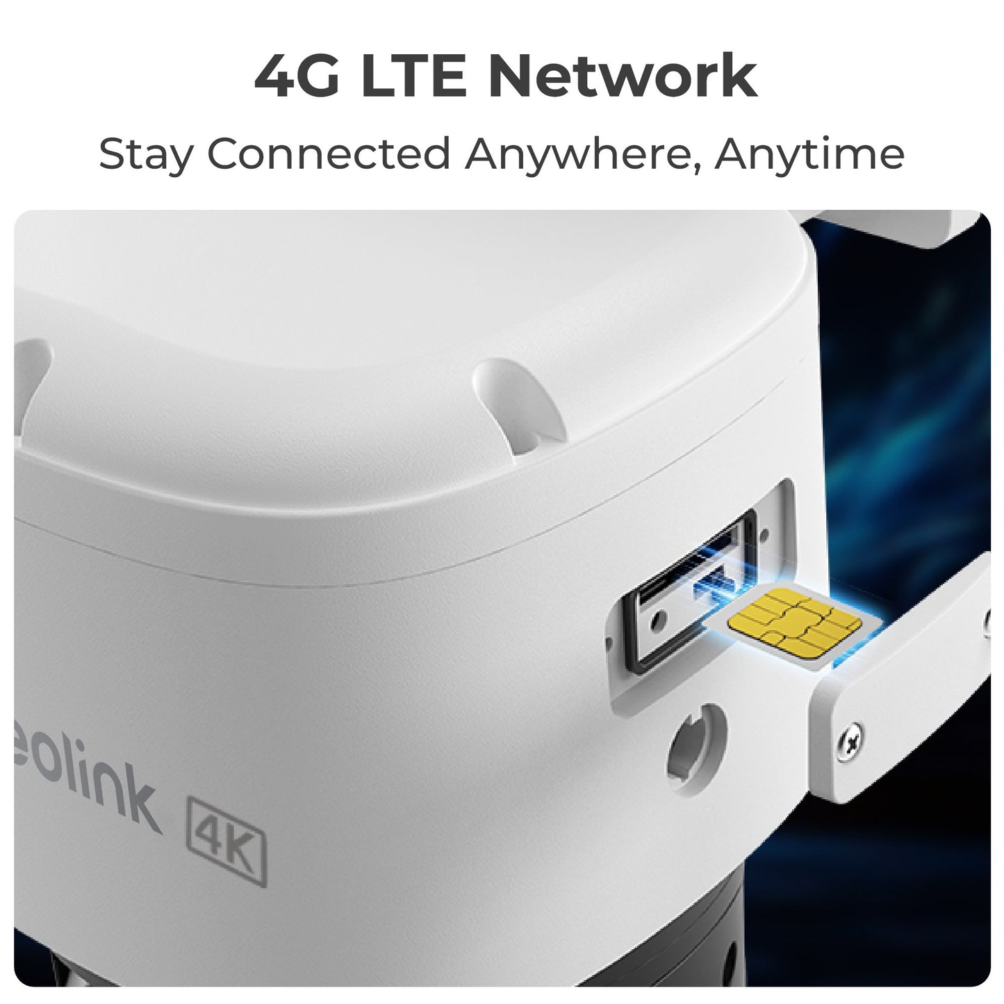 Reolink TrackMix G770 + Solar Panel 2 beveiligingscamera (Wit zwart, 4K 8MP UHD, 4G LTE, Incl. zonnepaneel)