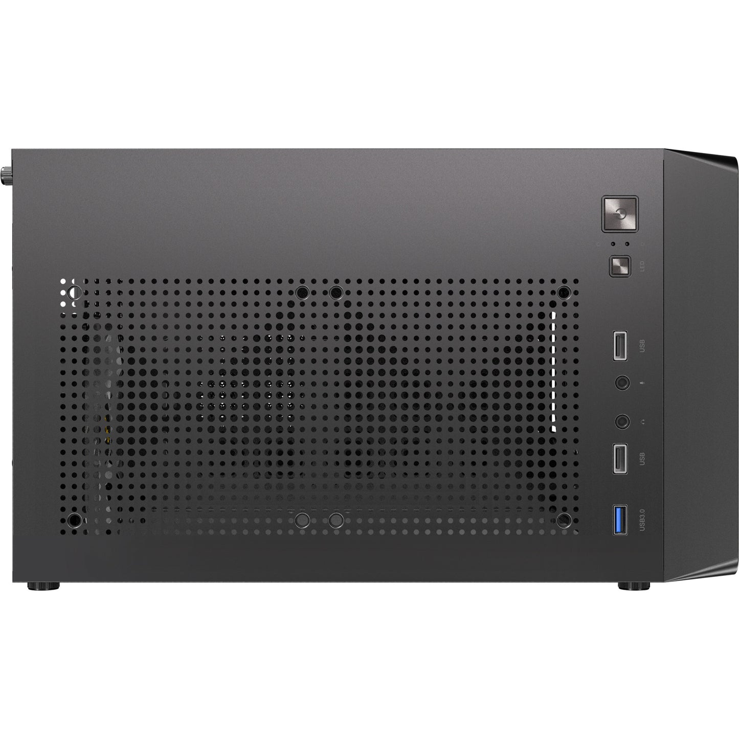 Antec ax26 rgb elite midi tower behuizing (zwart | 3x usb-a | tempered glass)
