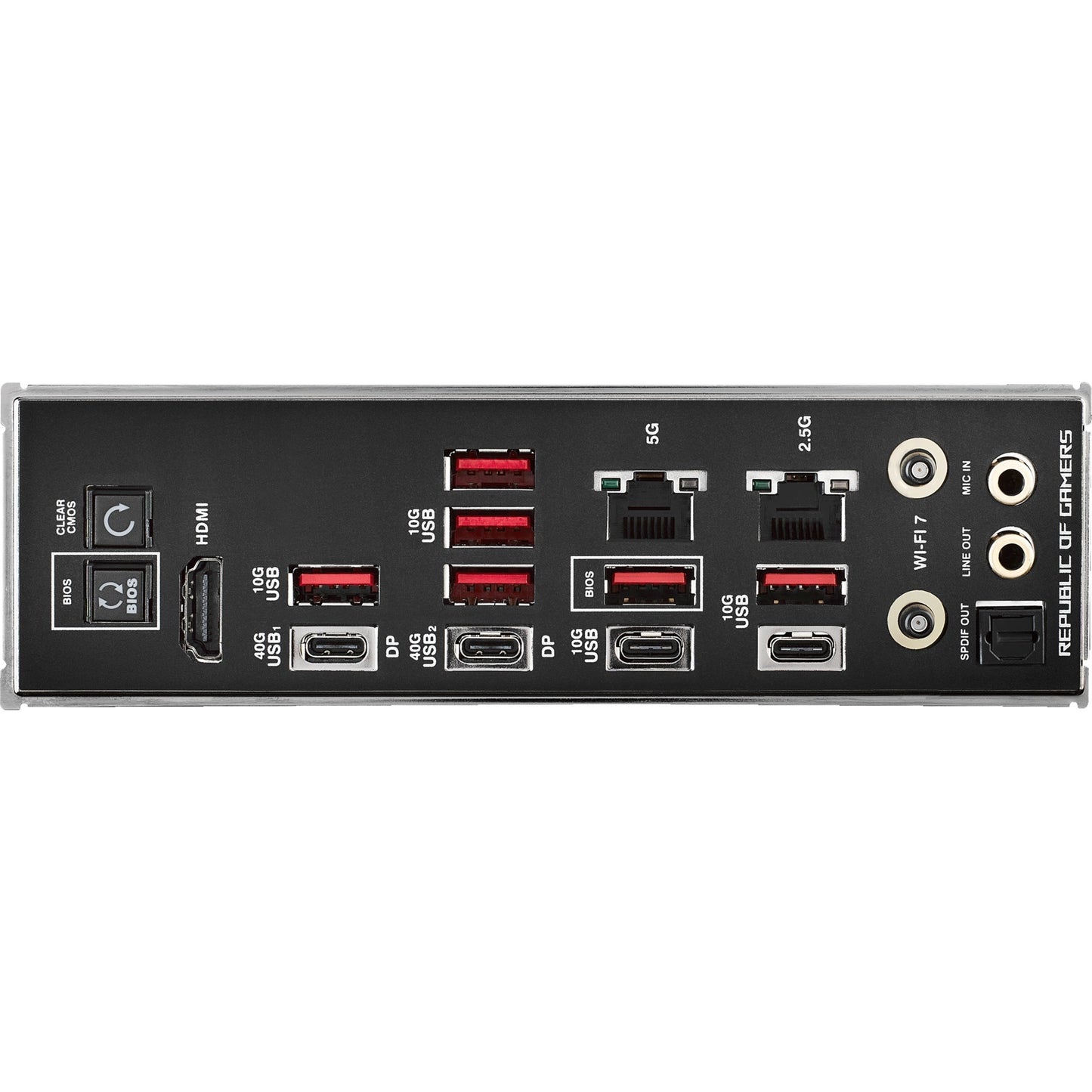 ASUS rog crosshair x870e hero socket am5 moederbord (raid, 5gb-lan, 2,5gb-lan, wi-fi 7, bt, sound, atx)