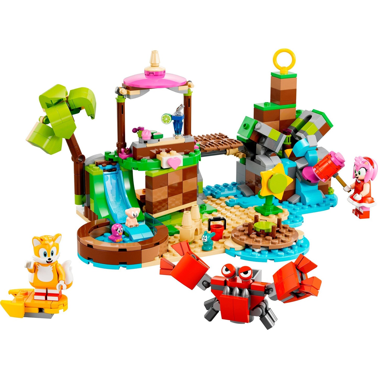 LEGO sonic the hedgehog - amy's dierenopvangeiland constructiespeelgoed (76992)