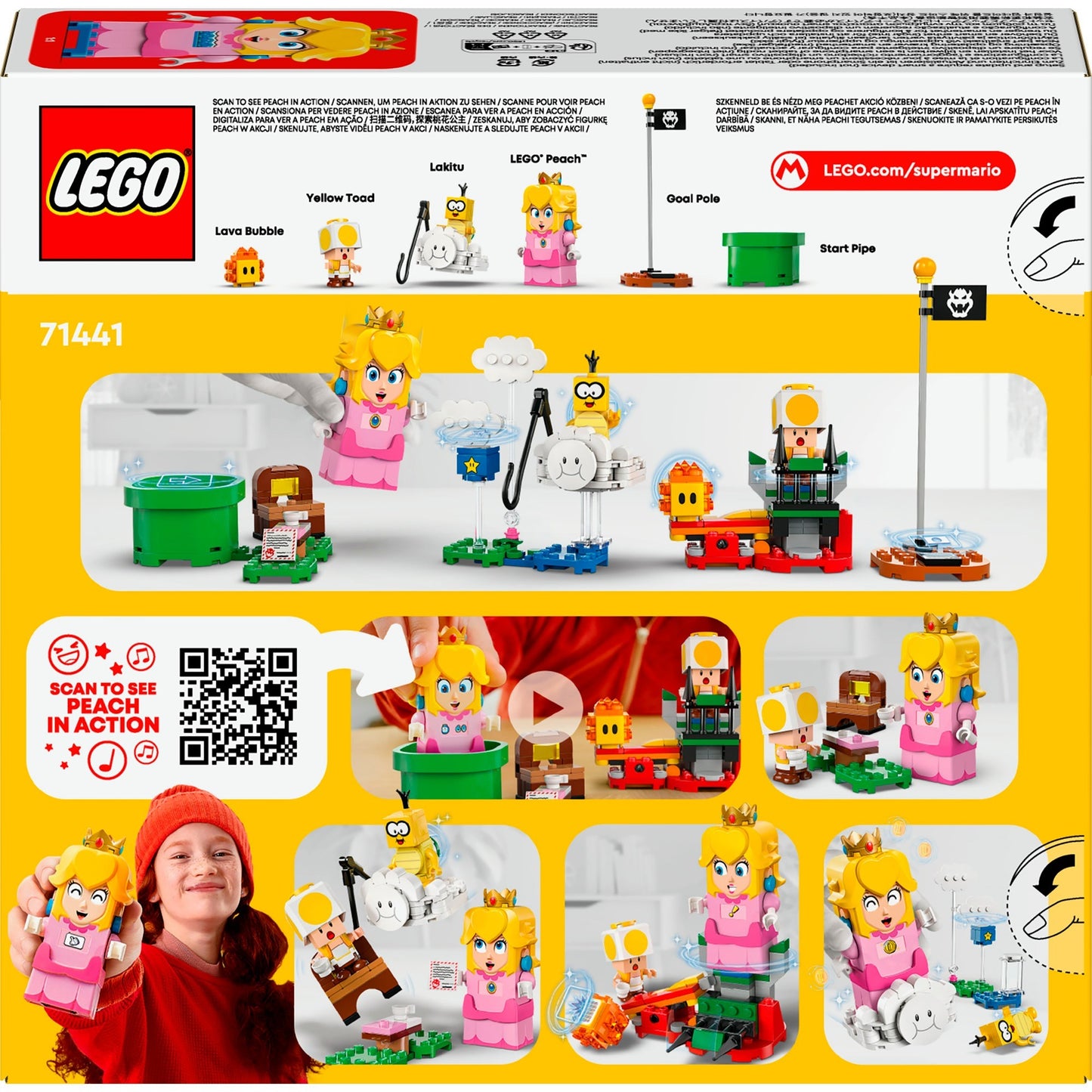 LEGO super mario 71441 avonturen met interactieve peach
