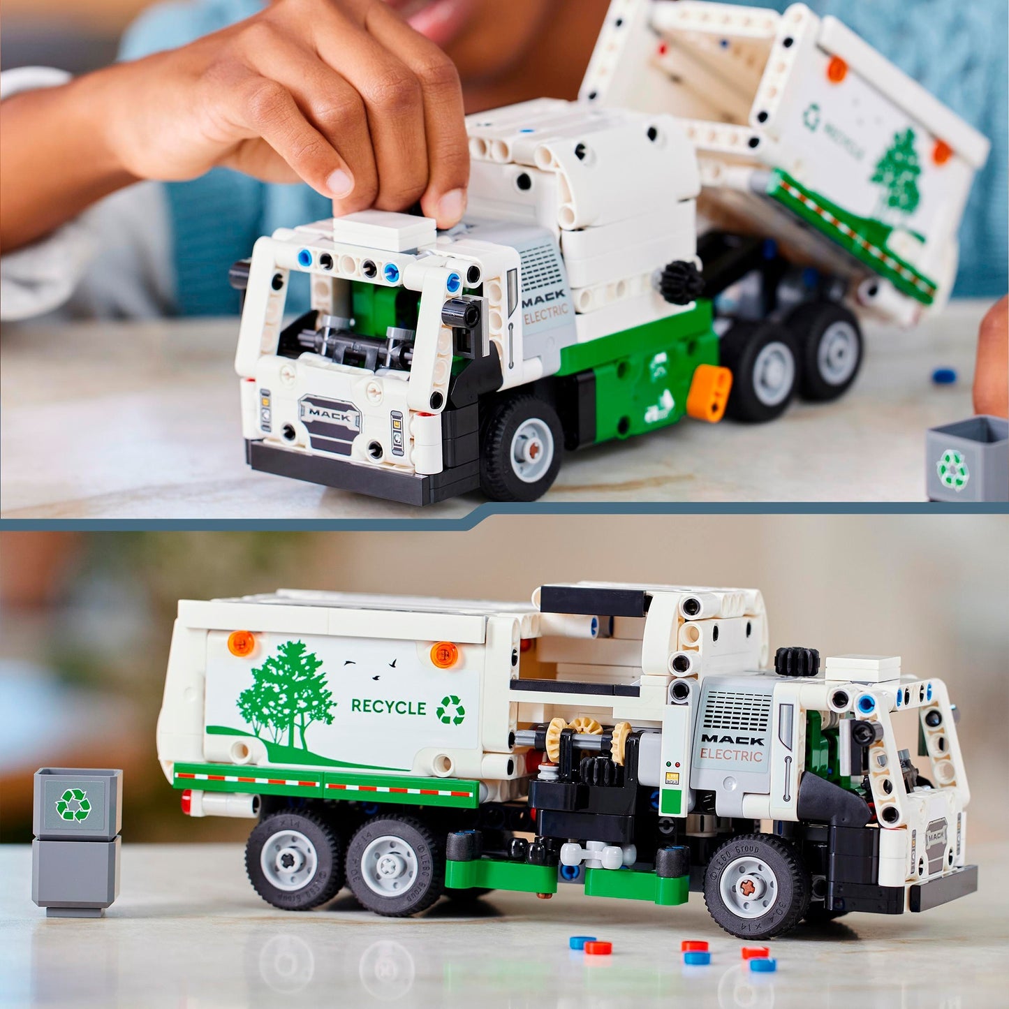 LEGO technic - mack lr electric vuilniswagen constructiespeelgoed (42167)