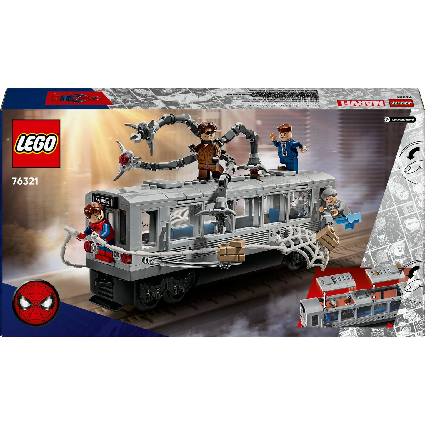 LEGO super heroes marvel 76321 spider-man vs doc ock metroscene