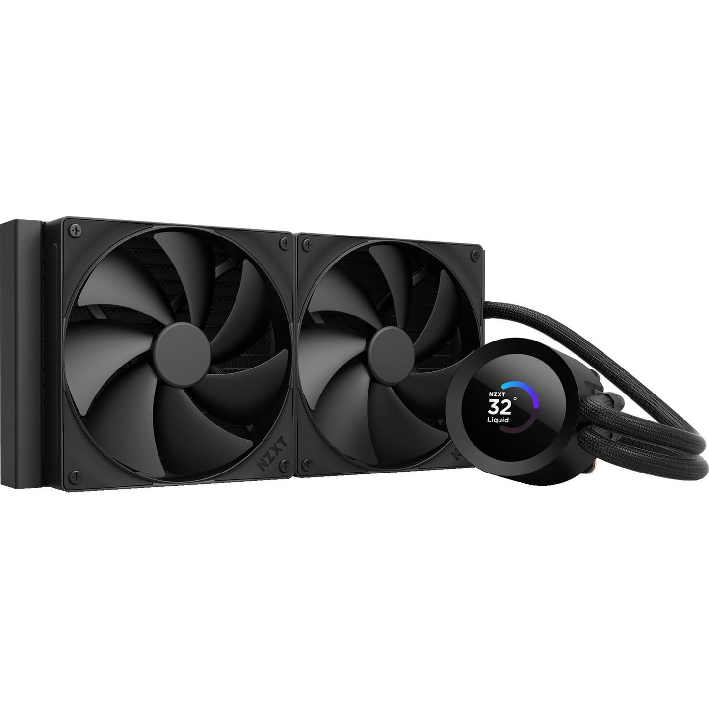 NZXT kraken plus 280 waterkoeling (zwart)