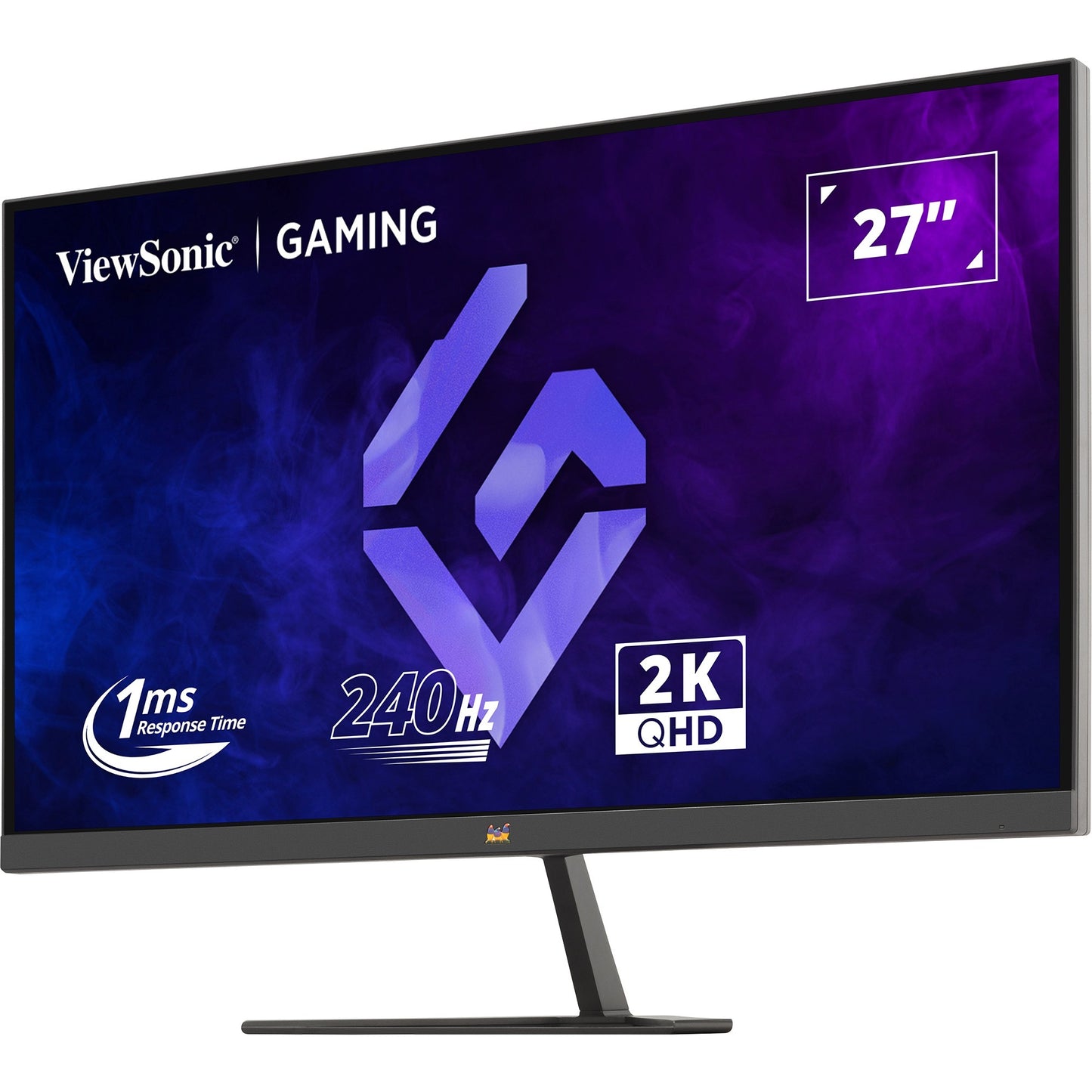 ViewSonic vx2758a-2k-pro-3 27 gaming monitor (zwart (mat), 2x hdmi | 1x displayport | hdr10 | 240 hz)