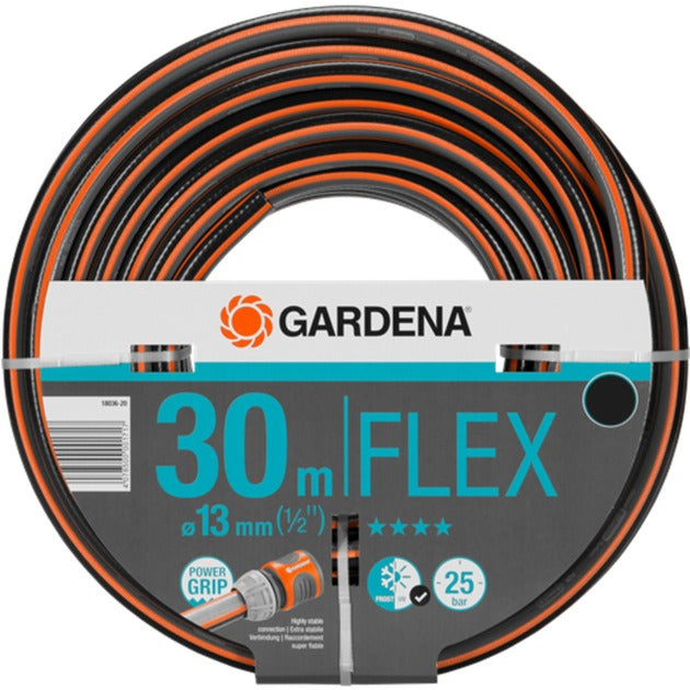 GARDENA comfort flex slang 13 mm (1 2 ) (zwart oranje, 18036-20, 30 m)