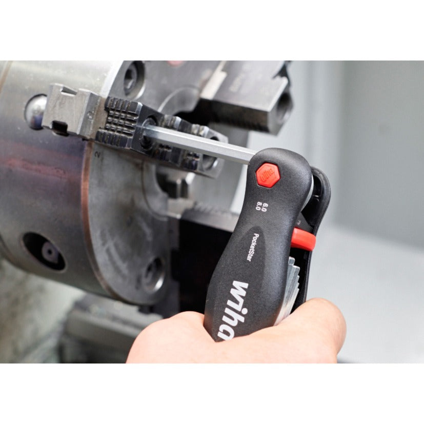 Wiha multitool mini pocketstar (zwart, 8-delig)