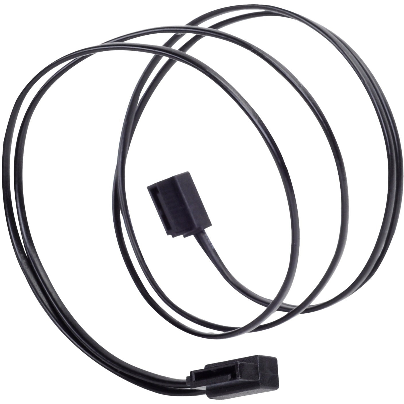 SilverStone sata iii kabel 50cm (zwart, 6gb s, low profile connector, cp11b-500)
