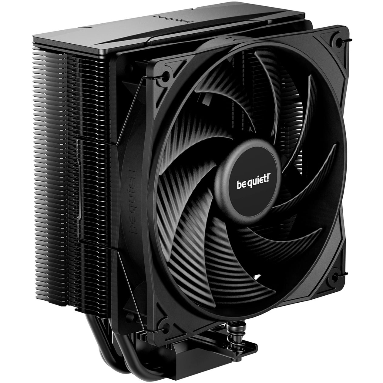 Be Quiet! pure rock 3 black cpu-koeler (zwart, 4-pins pwm fan-connector)