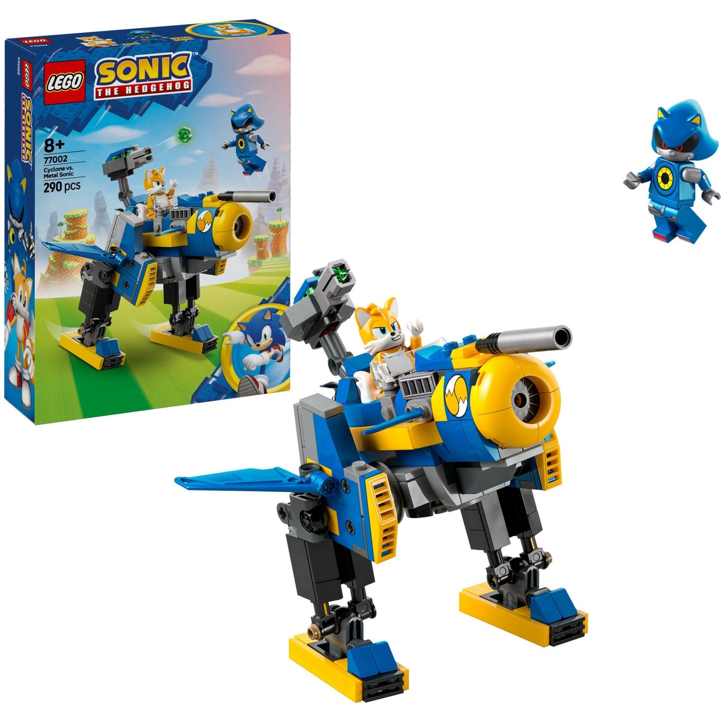 LEGO sonic the hedgehog 77002 cyclone vs. metal sonic