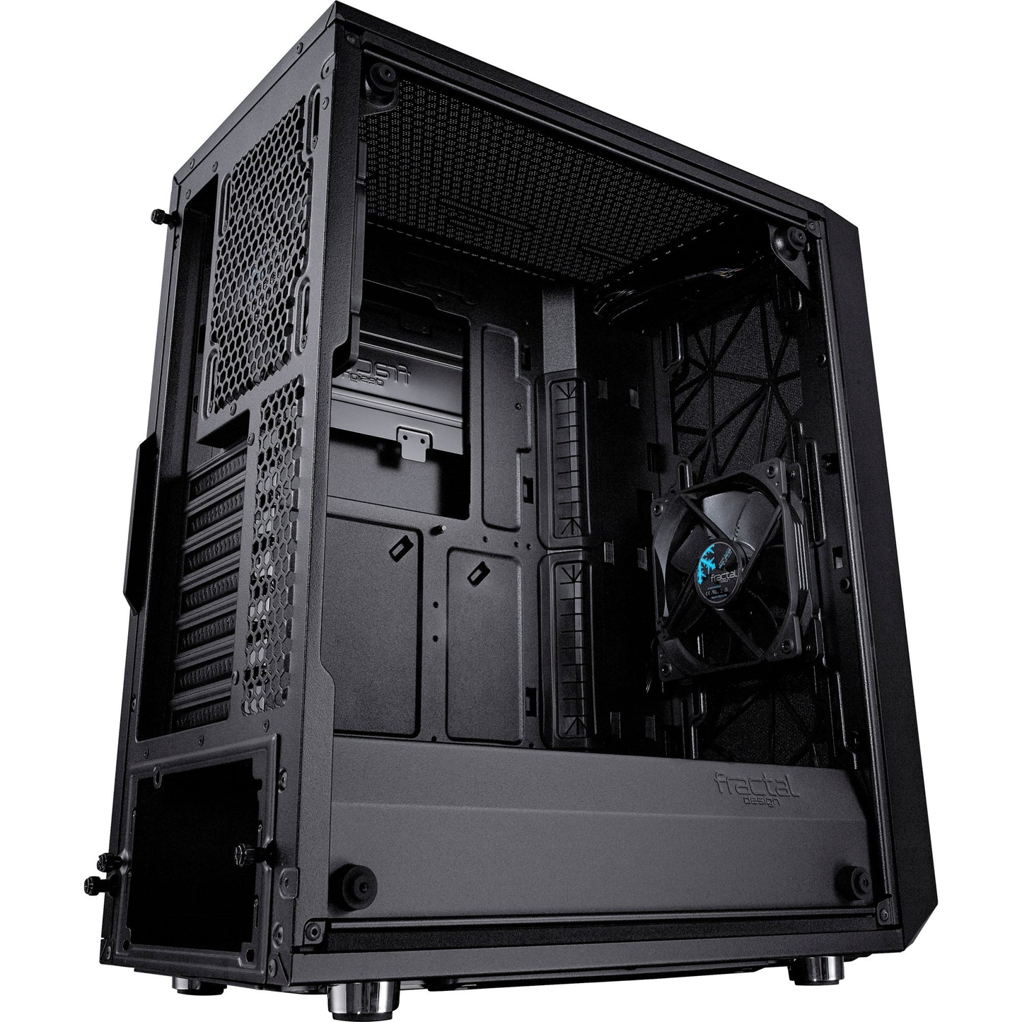 Fractal Design meshify c midi tower behuizing (zwart | 2x usb-a | tempered glass)