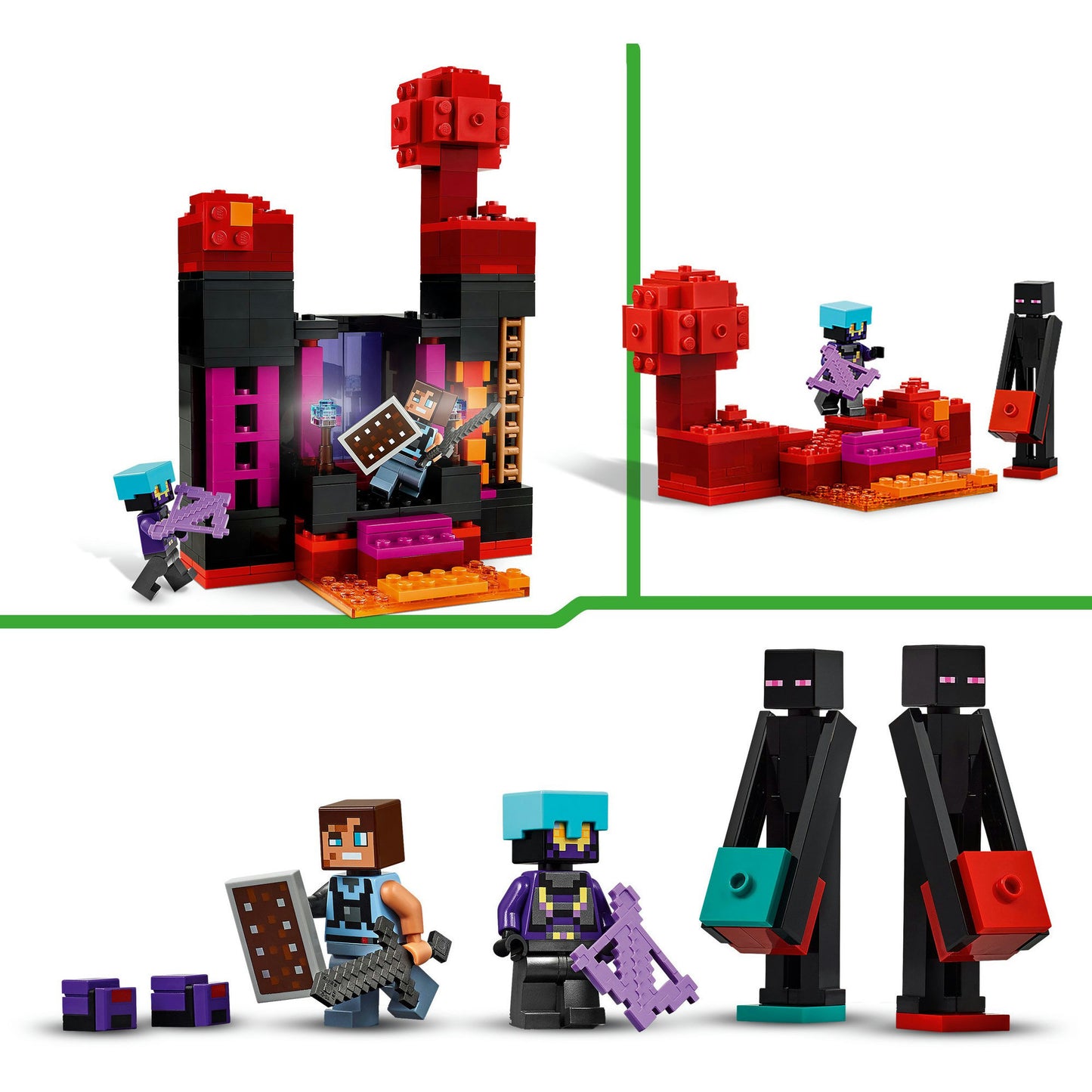 LEGO minecraft - de enderman toren constructiespeelgoed (21279)