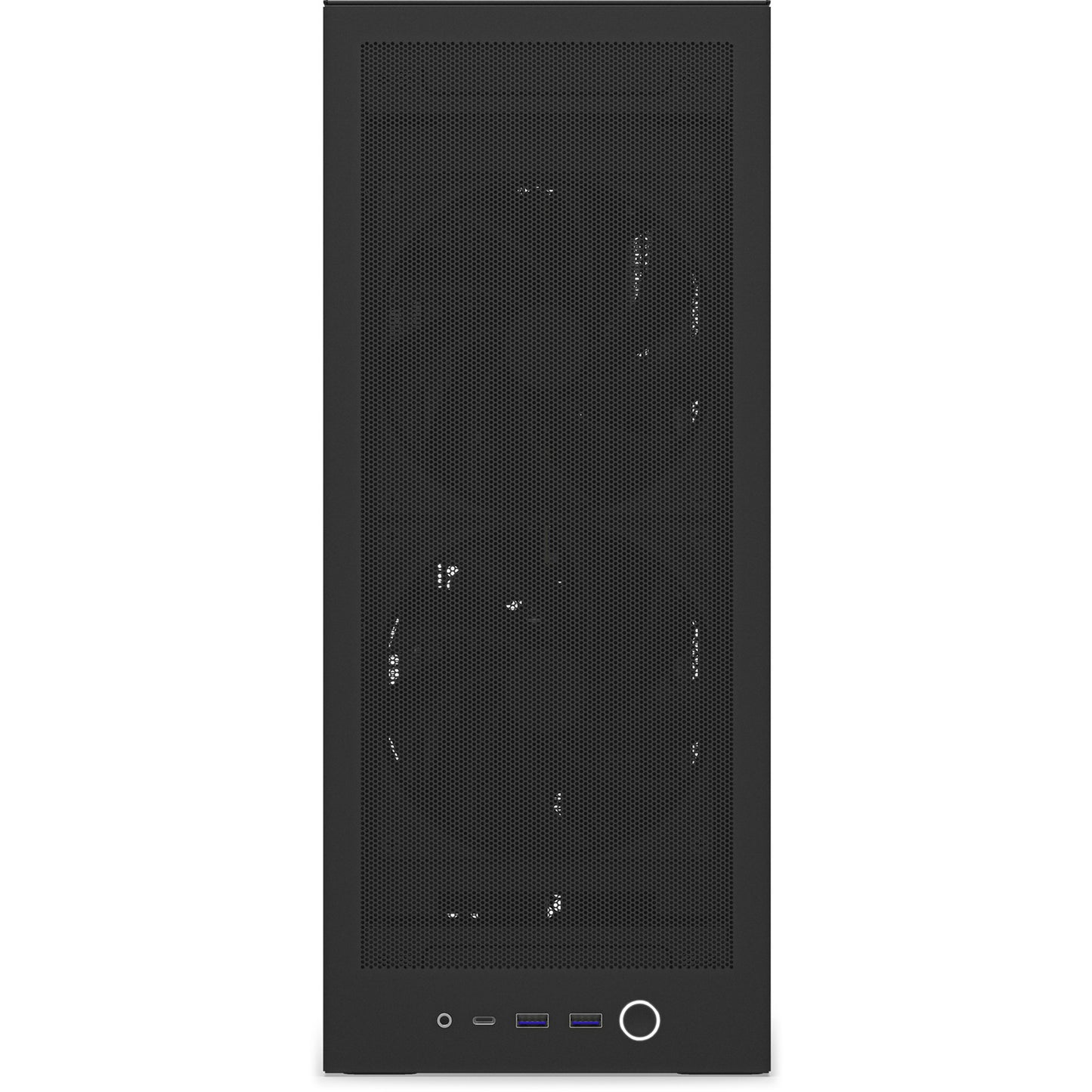 NZXT h2 flow mini tower behuizing (zwart | 2x usb-a | 1x usb-c | tempered glass)