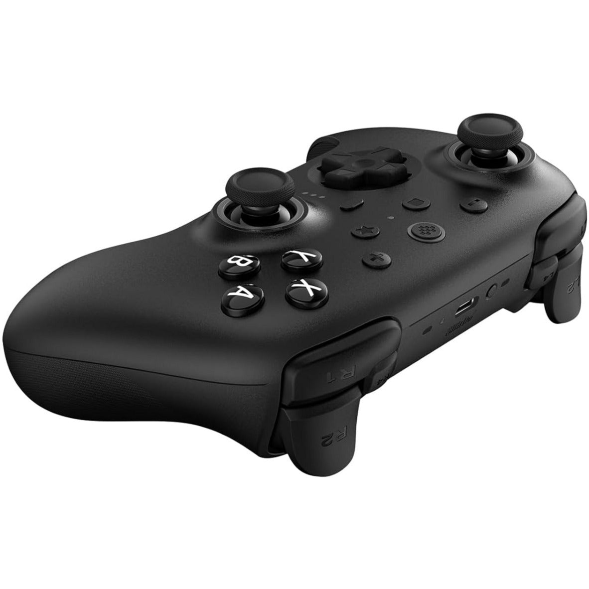 8BitDo ultimate 2 bluetooth controller (zwart, pc, switch 2, bluetooth usb-c 2.4 ghz)