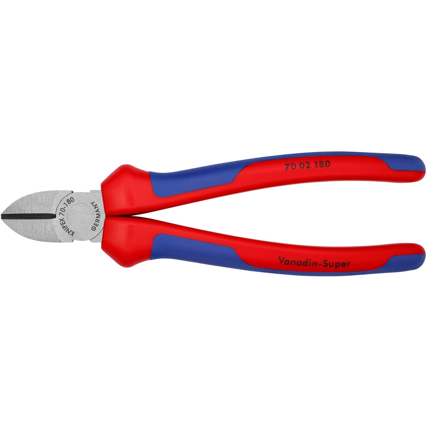 KNIPEX zijsnijtang 70 02 180 kniptang (blauw)