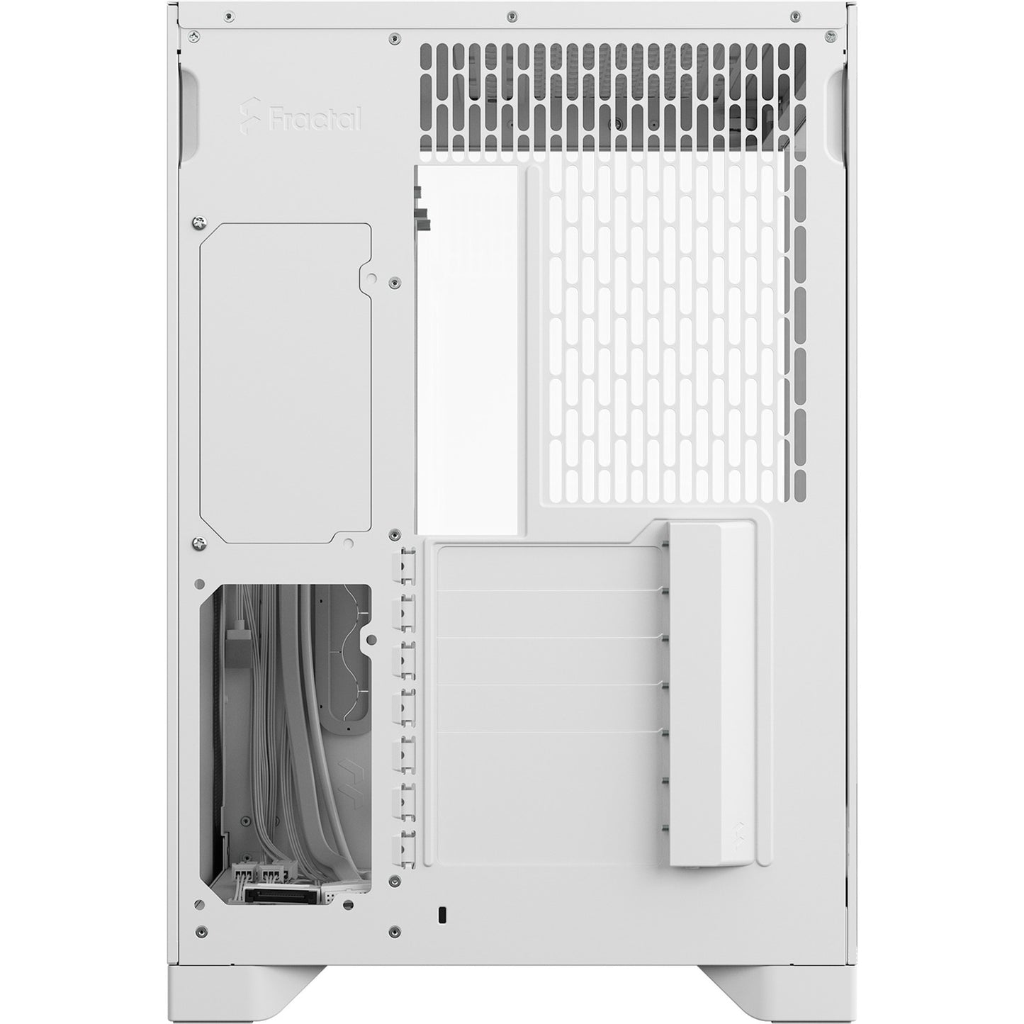 Fractal Design pop 2 vision rgb midi tower behuizing (wit | 1x usb-a | 1x usb-c | rgb | tempered glass)
