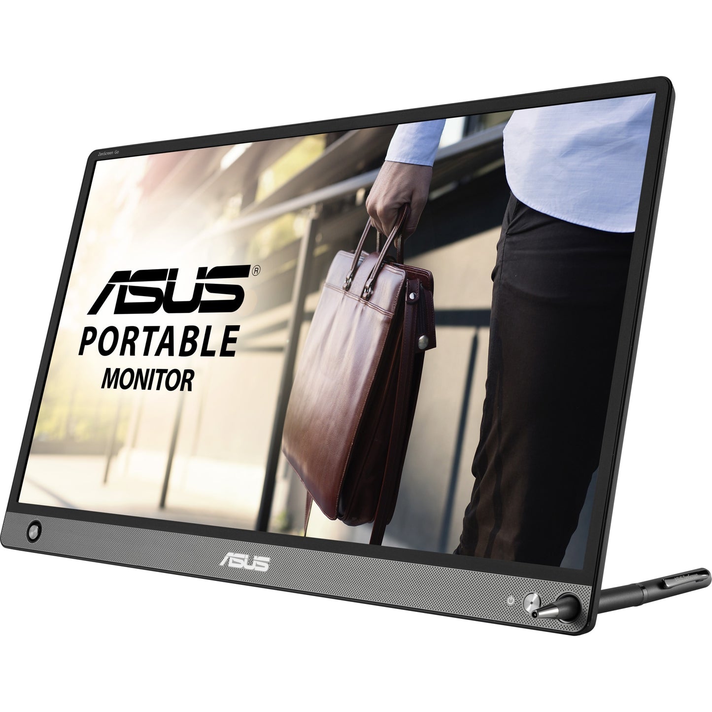 ASUS zenscreen go mb16ahp 15.6 monitor (zwart, micro-hdmi, usb-c, micro-usb)