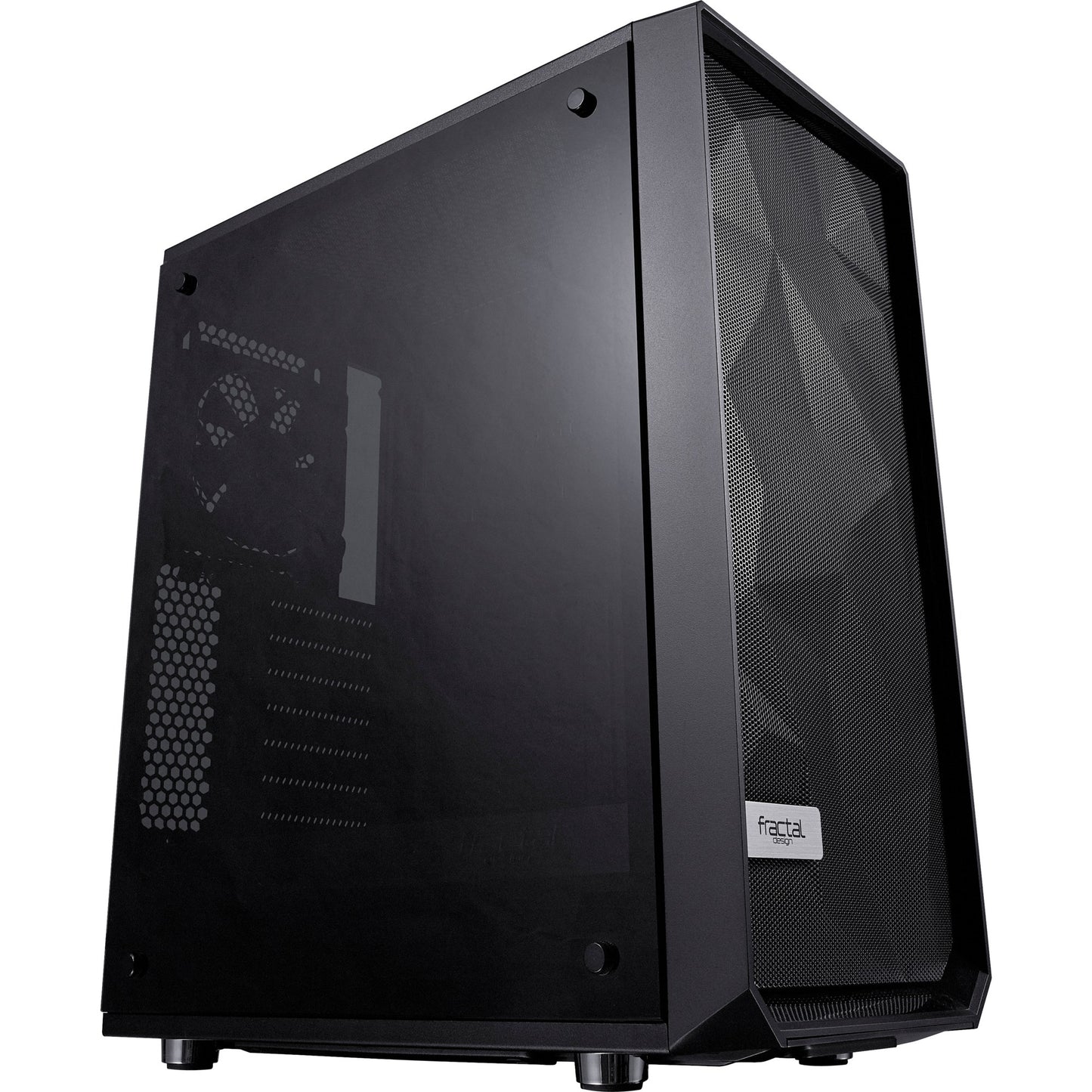 Fractal Design meshify c midi tower behuizing (zwart | 2x usb-a | tempered glass)