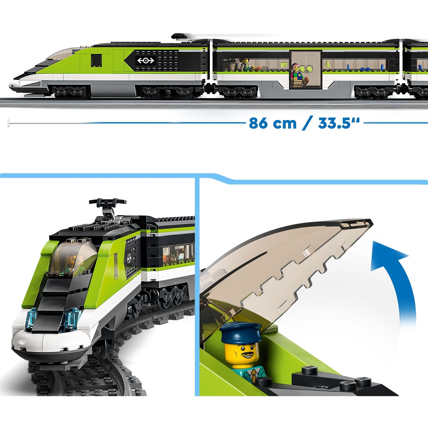 LEGO city - passagierssneltrein constructiespeelgoed (60337)