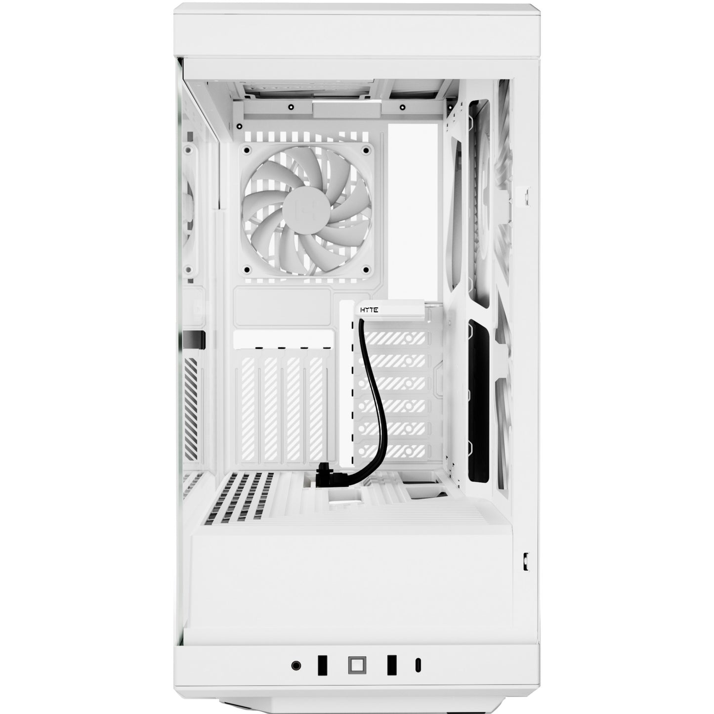 HYTE y40 midi tower behuizing (wit | 2x usb-a | 1x usb-c | tempered glass)