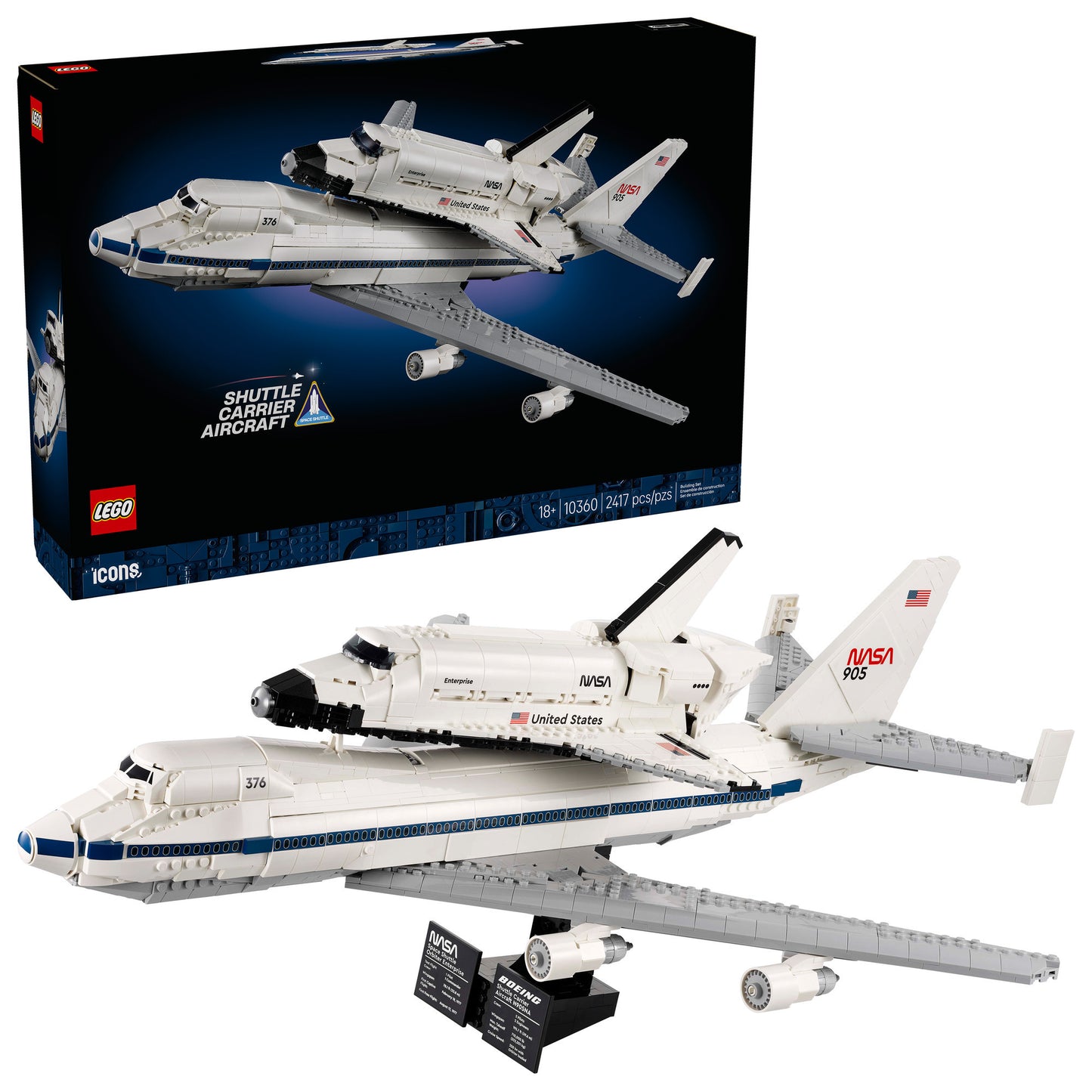 LEGO ® icons shuttle carrier aircraft - 10360