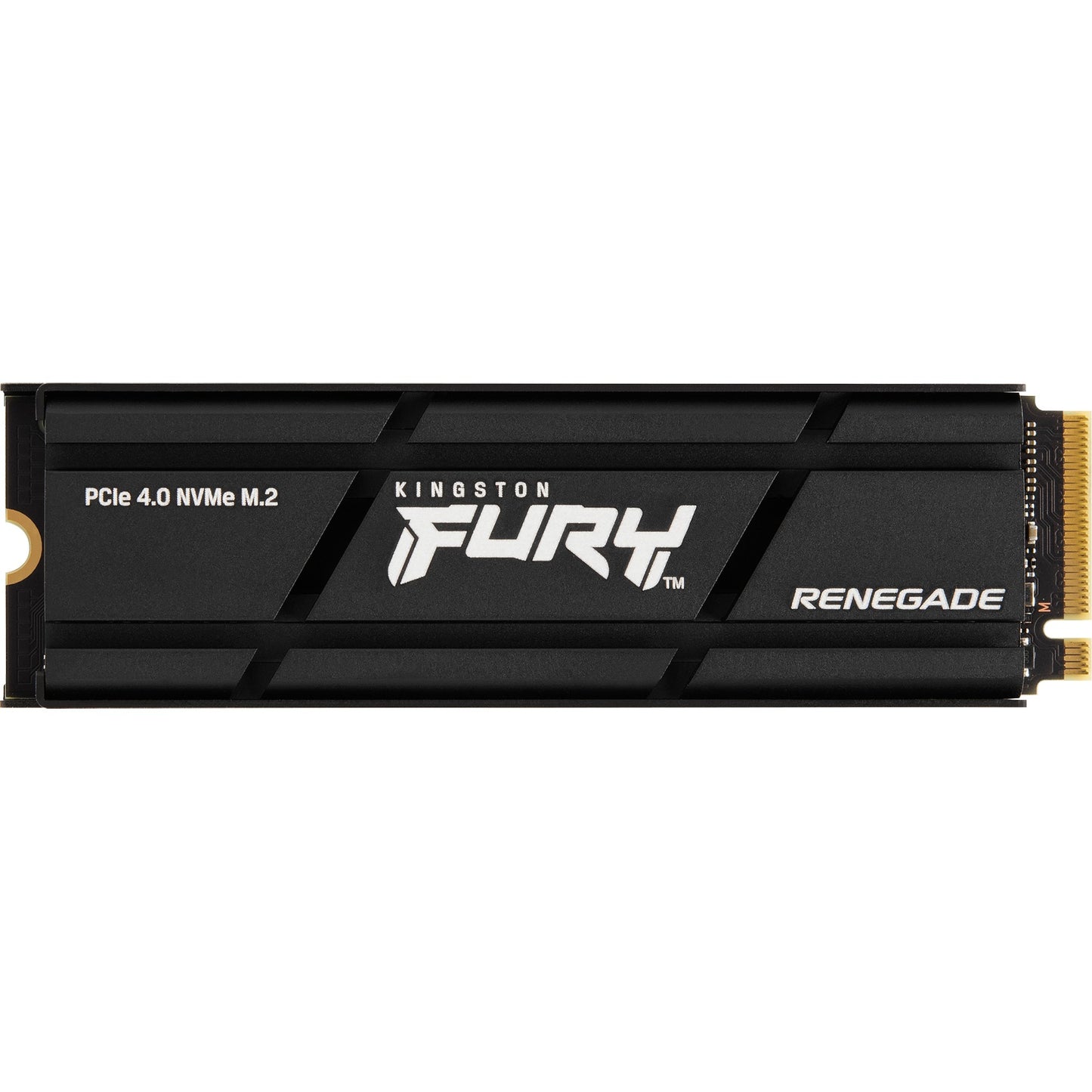 Kingston FURY renegade met heatsink 2 tb ssd (zwart, sfyrdk 2000g, pcie 4.0 nvme, m.2 2280)