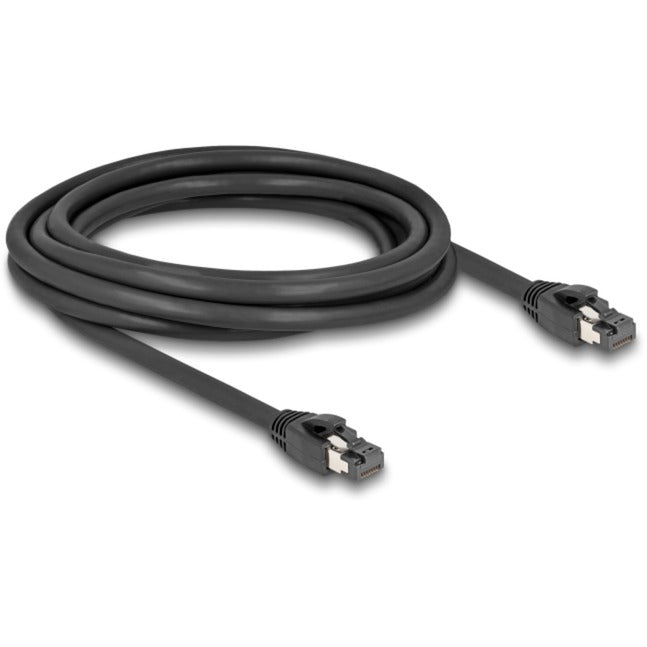 DeLOCK patchkabel s ftp, rj-45 met cat.8.1 (zwart, 3 meter)