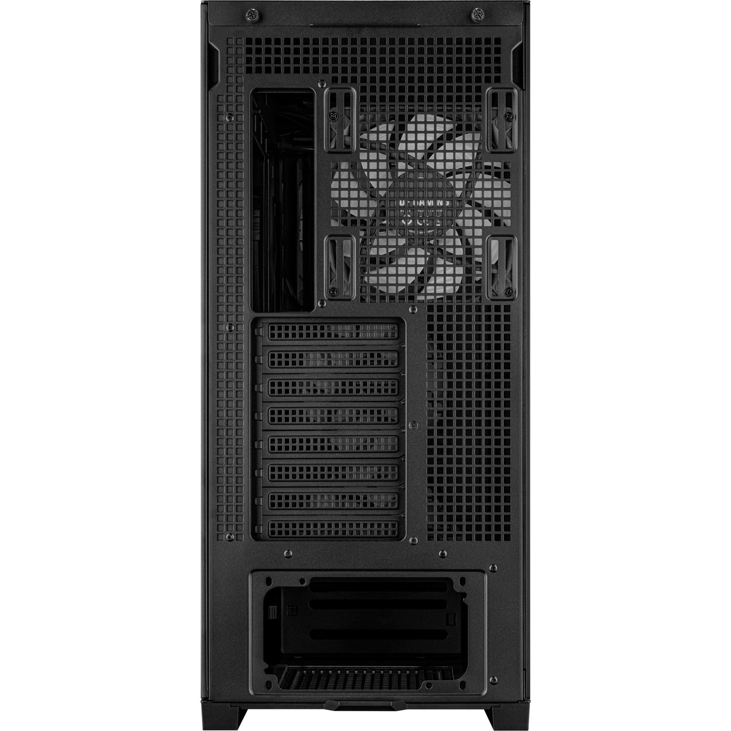 ASUS tuf gaming gt302 argb midi tower behuizing (zwart | 2x usb-a | 1x usb-c | rgb | tempered glass)