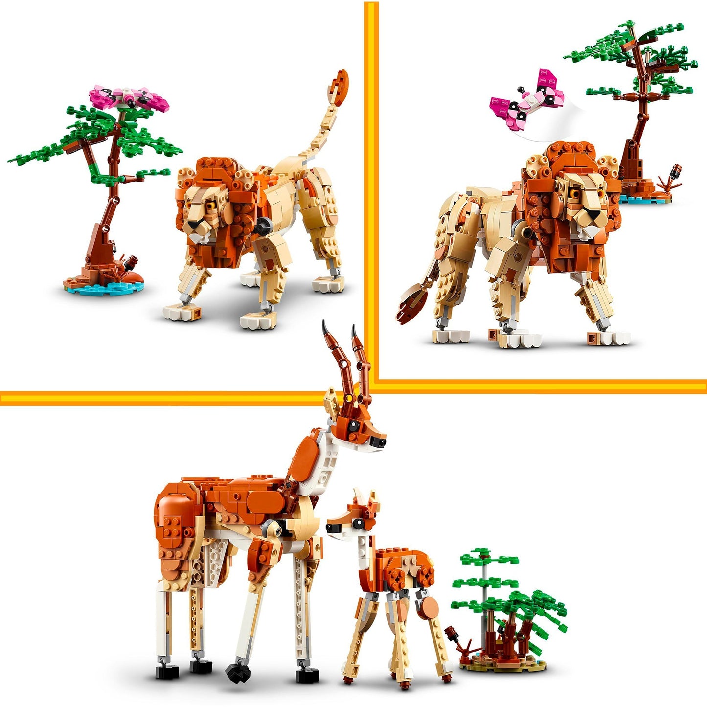 LEGO creator 3in1 safaridieren - 31150