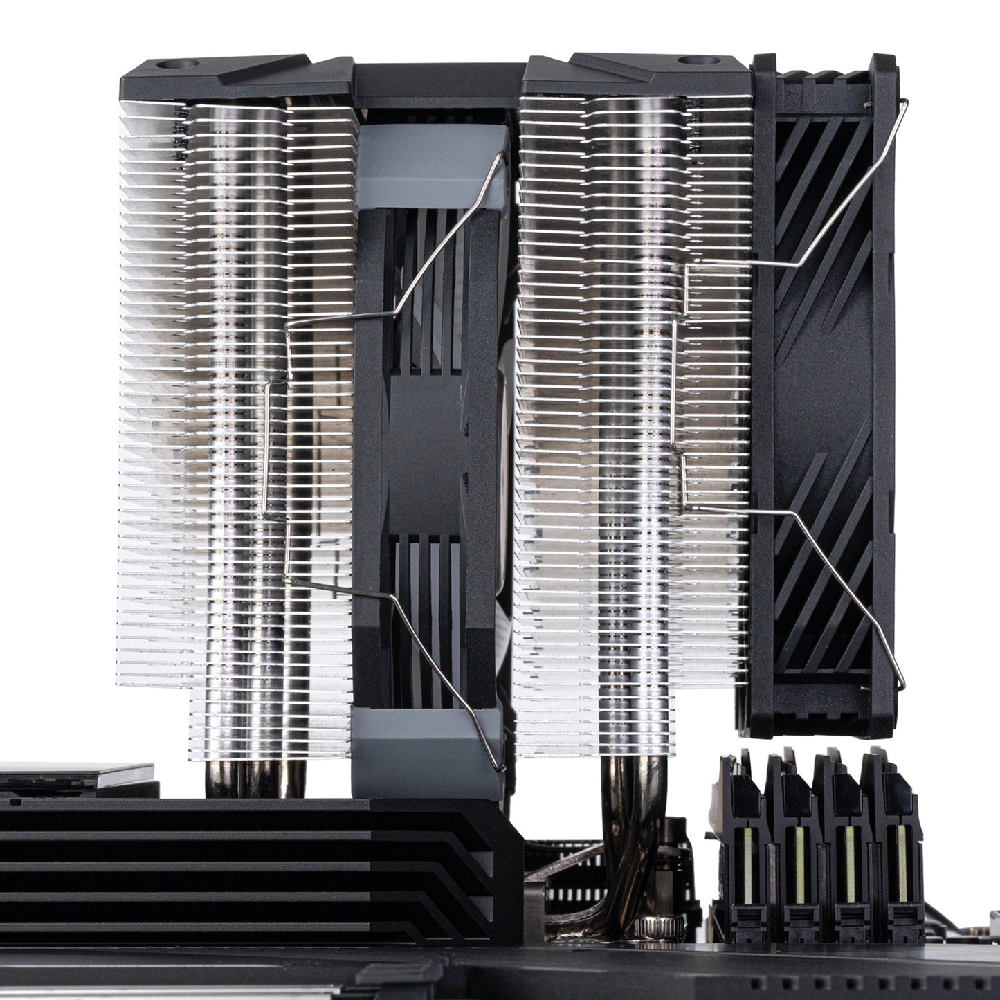SilverStone sst-hyd140-argb cpu-koeler (4-pins pwm fan-connector, 4-1 pin argb (5v led))