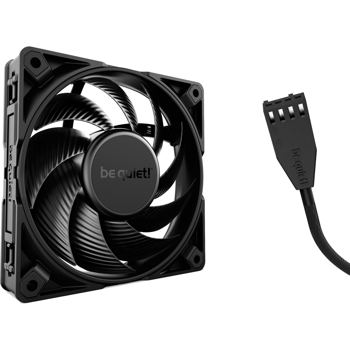 Be Quiet! silent wings pro 4 pwm case fan (zwart, 120 x 120 x 25 mm)