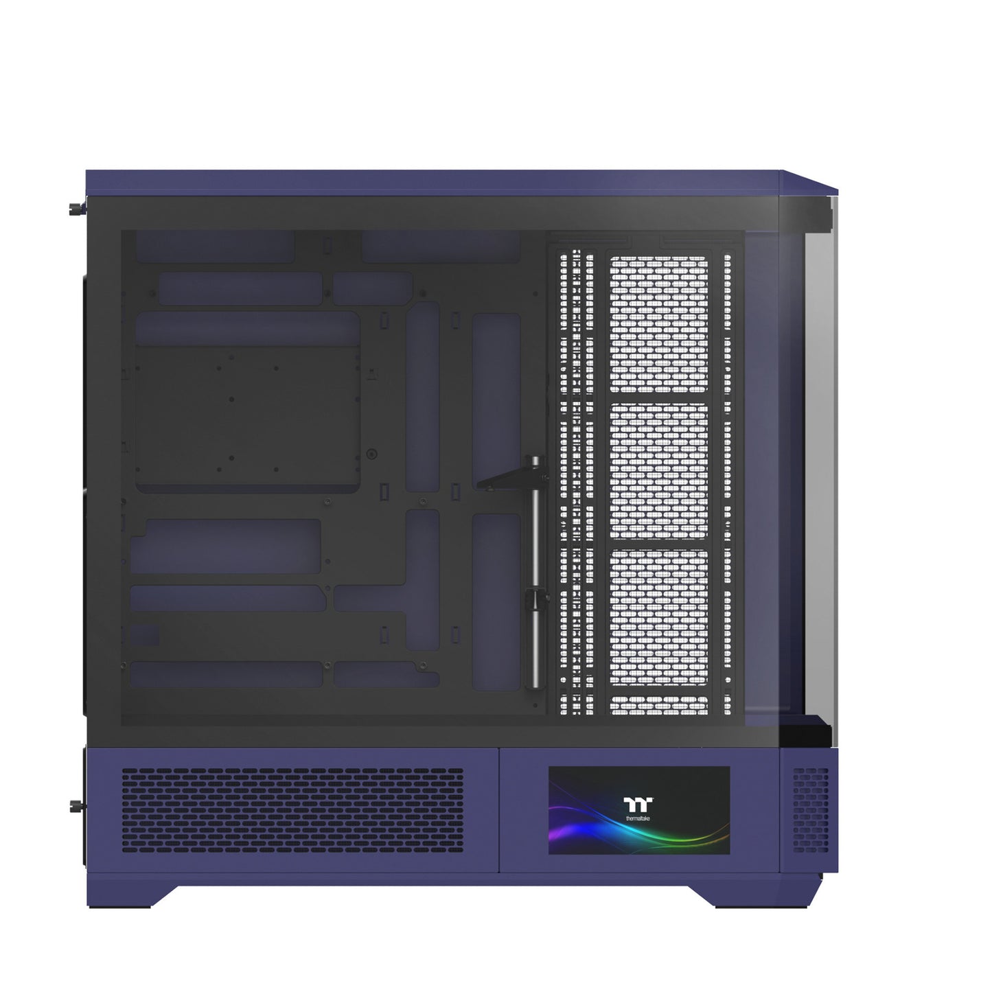 Thermaltake view 600 tg future dusk big tower behuizing (paars zwart | 2x usb-a | 1x usb-c | tempered glass)