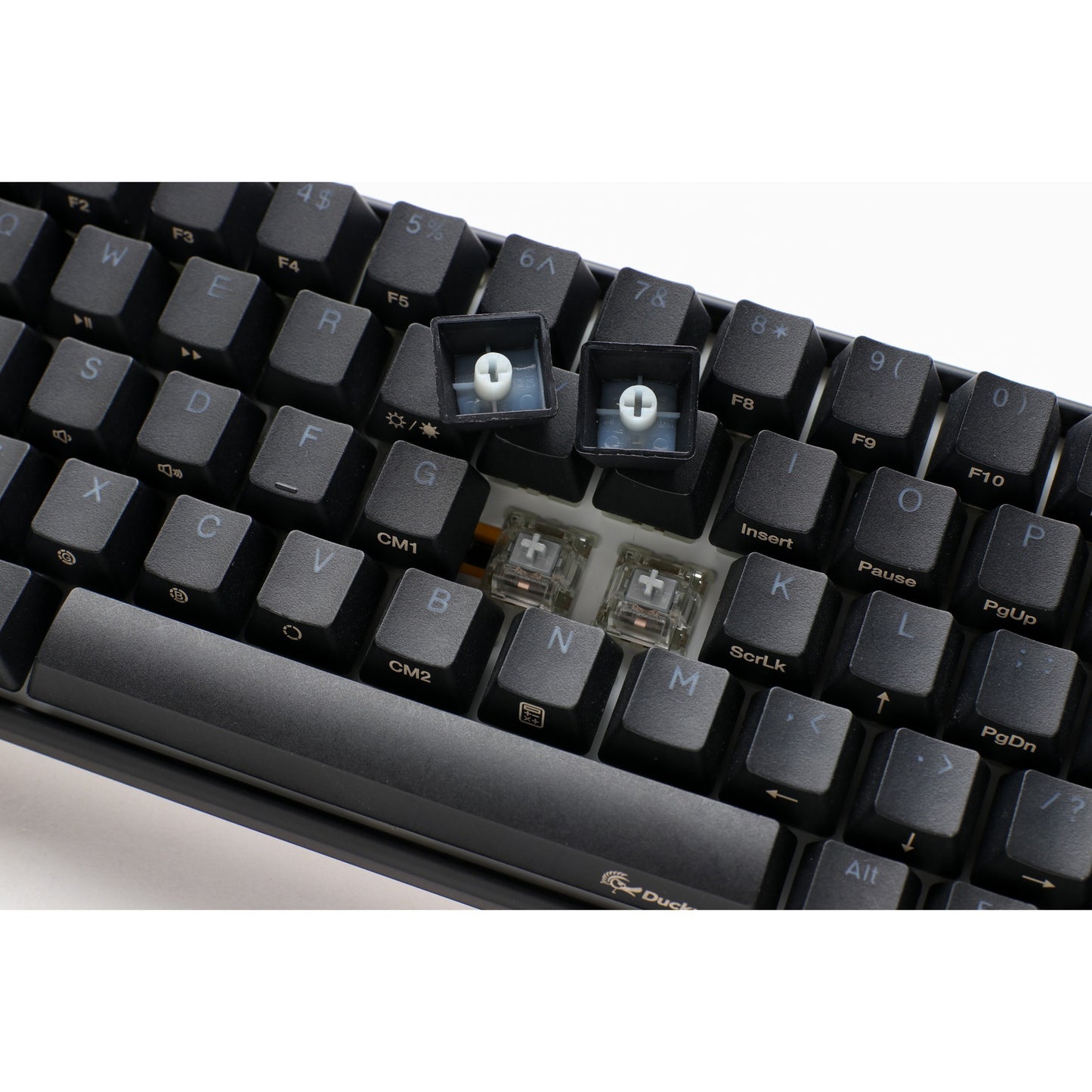 Ducky one 3 classic mini rgb mechanisch toetsenbord (zwart, us lay-out (qwerty), cherry mx silent red, 60%, rgb led, double-shot pbt, hot-swappable, quack mechanics)