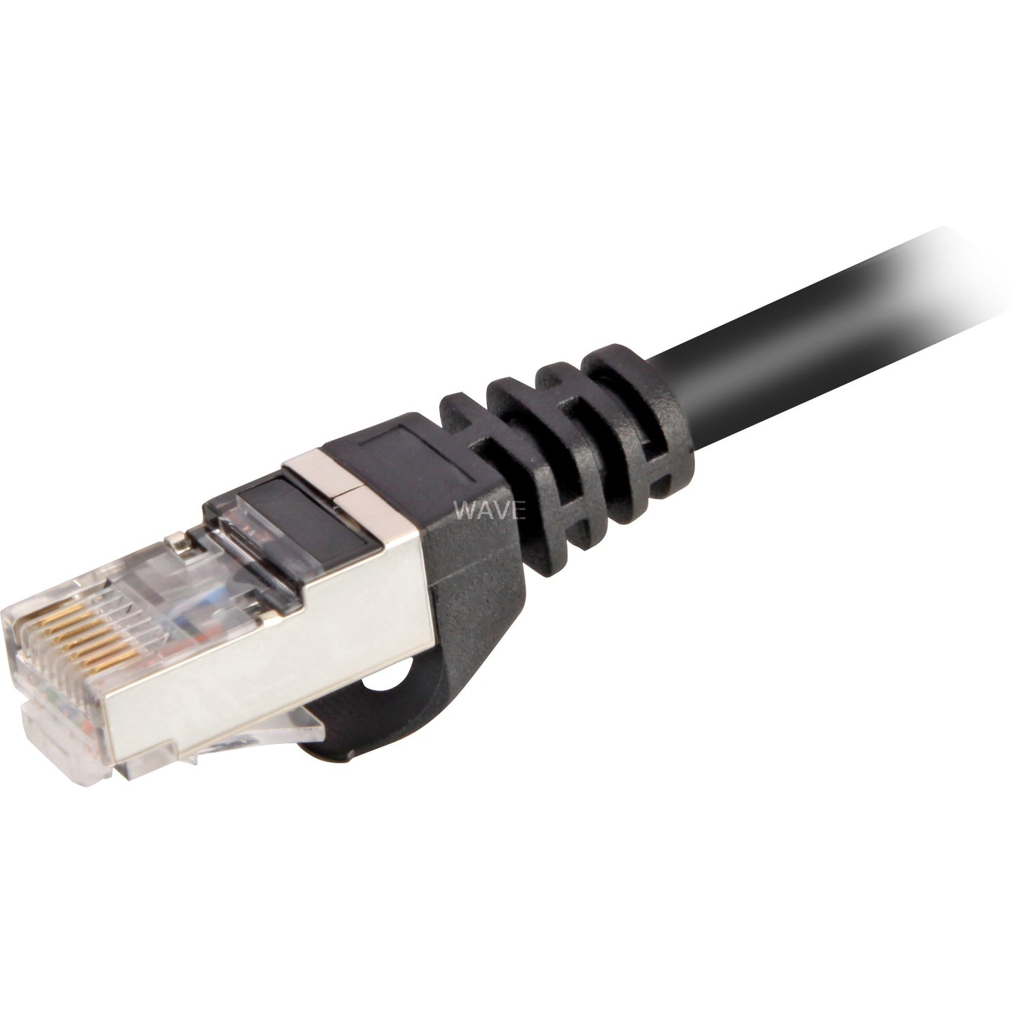 Sharkoon patchkabel sftp, rj-45 met cat.6 (zwart, 0,25 meter)