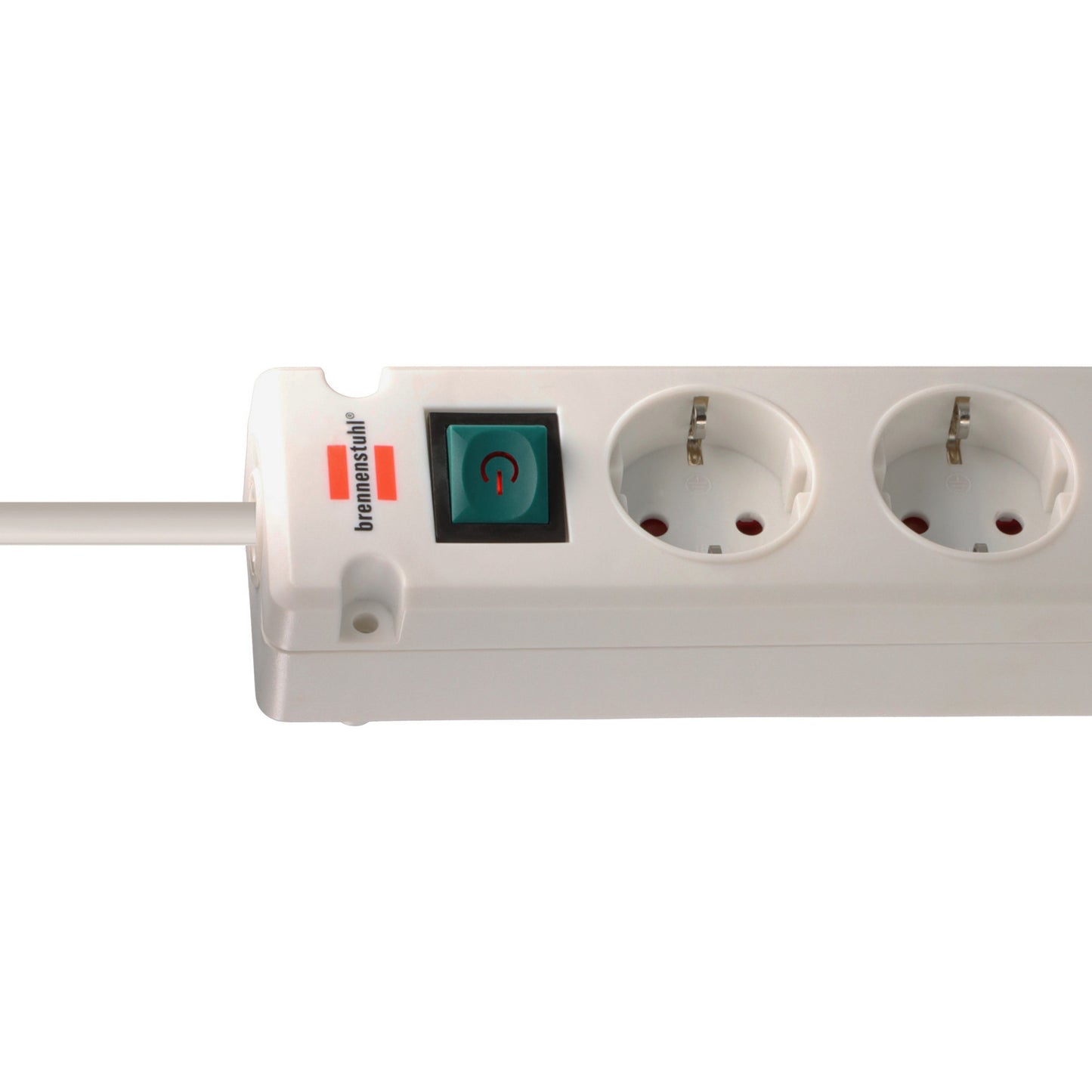 Brennenstuhl bremounta stekkerdoos 5-voudig met 2 usb c-laadcontactdozen stekkerdoos (wit, 2x usb c)