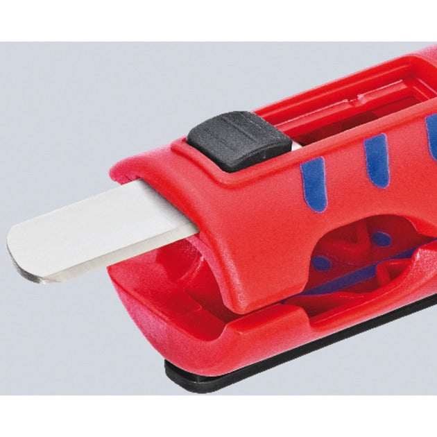 KNIPEX universele kabelstripper 1685125sb kabelstrip- ontmantelingsgereedschap (rood blauw)