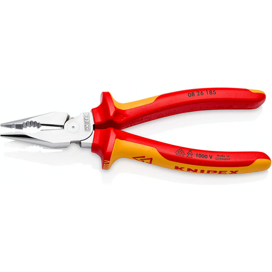 KNIPEX spitse kombitang combinatietang (rood geel)
