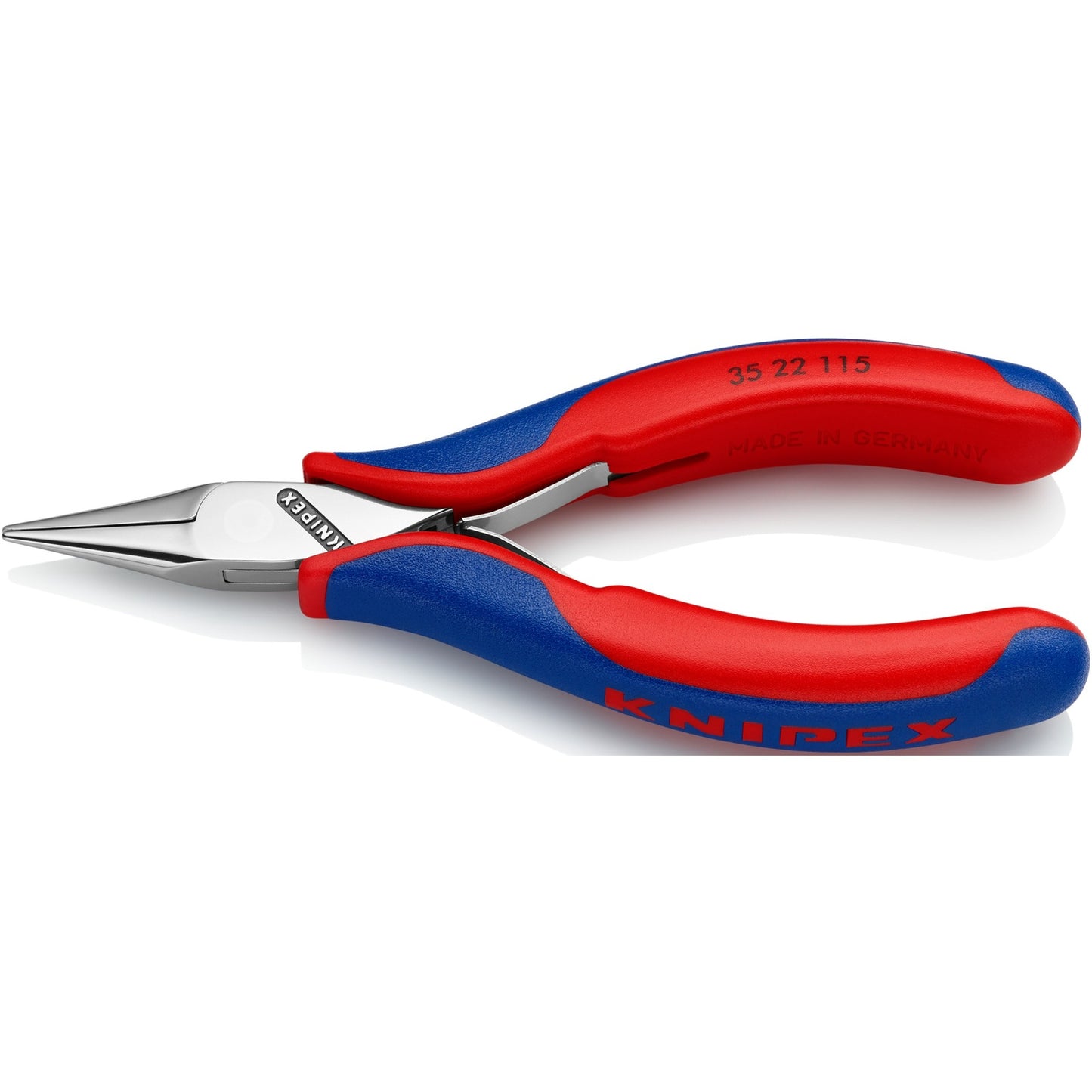 KNIPEX elektronica-grijptang 3522115 elektronica-tang (rood blauw)