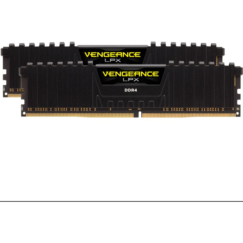 Corsair vengeance lpx 32 gb ddr4-3200 (2x 16 gb) werkgeheugen (zwart, cmk32gx4m2e3200c16, xmp 2.0)