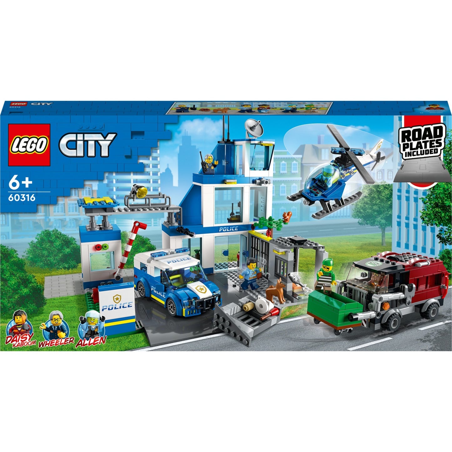LEGO city - politiebureau constructiespeelgoed (60316)