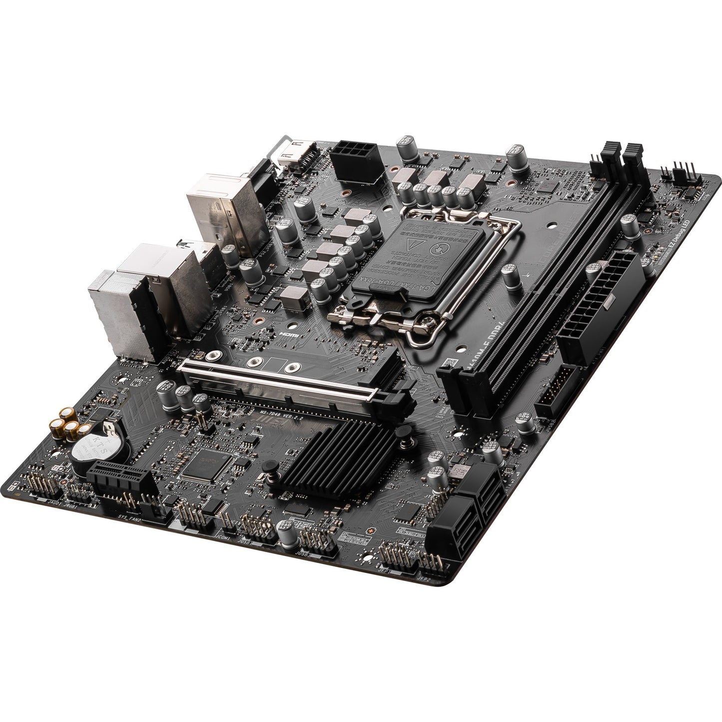 MSI pro h610m-e ddr4 socket 1700 moederbord (zwart, gb-lan, sound, µatx)