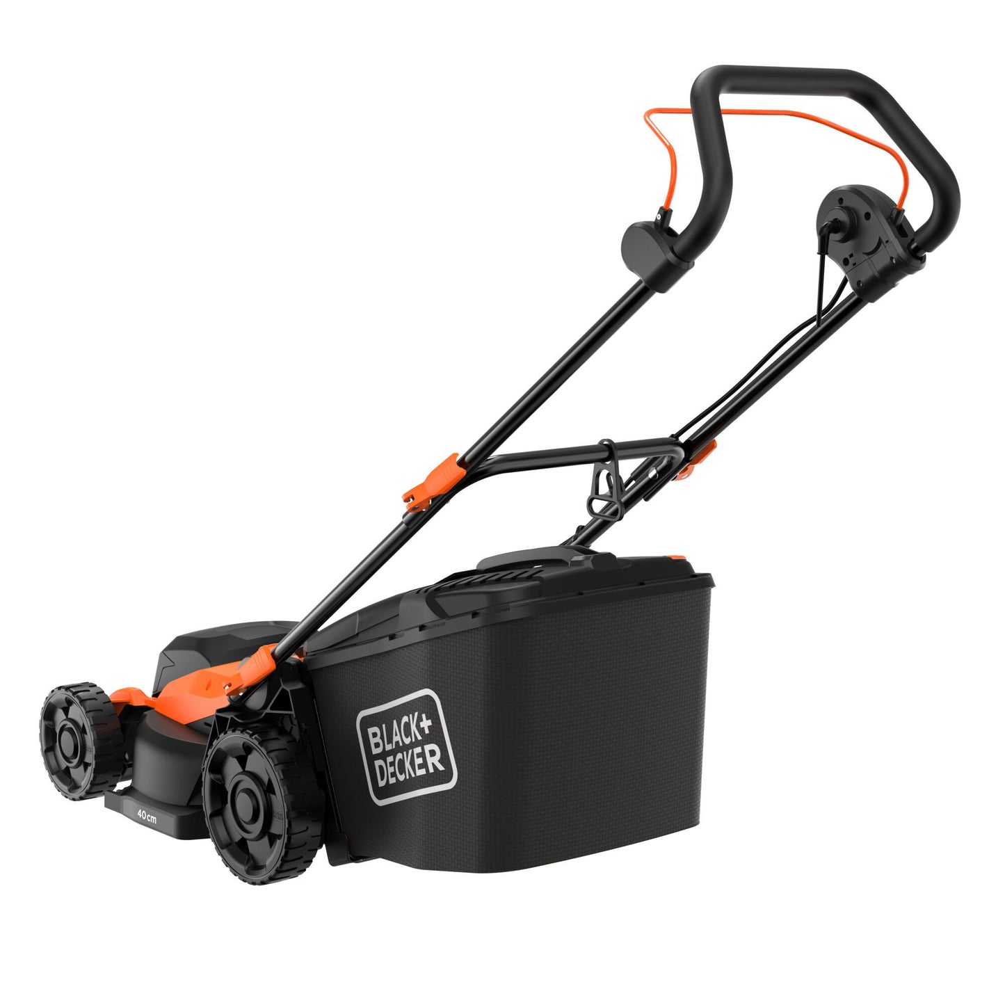 BLACK+DECKER bemwp400 grasmaaier (oranje zwart, 40cm, 1800w)