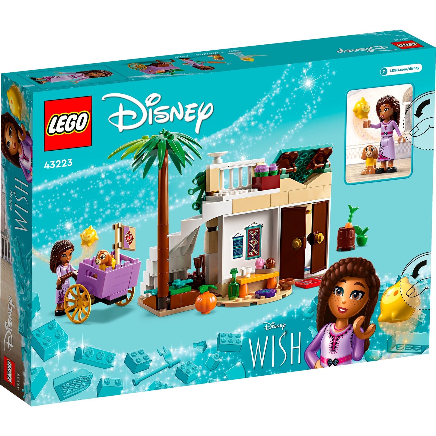 LEGO disney - asha in de stad rosas constructiespeelgoed (43223)