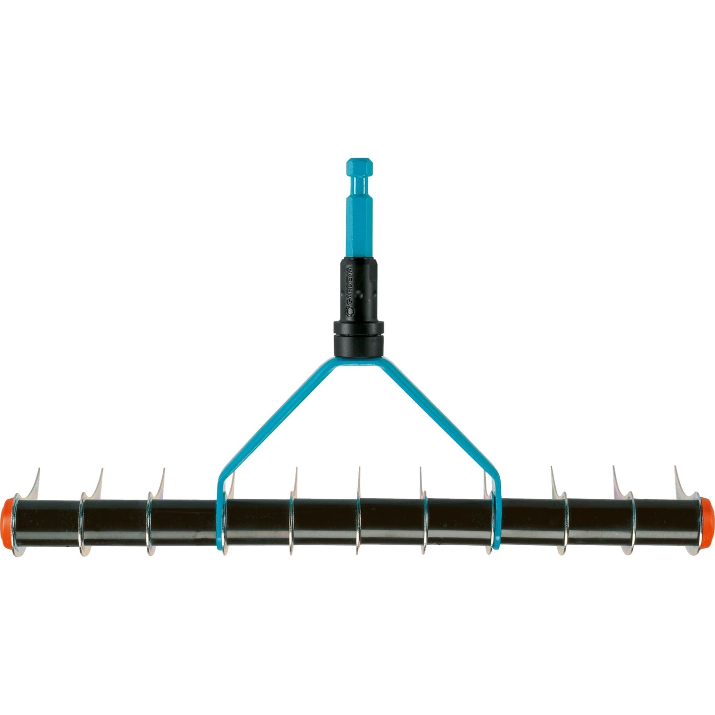 GARDENA combisystem eenzijdige verticuteerhark verticuteerder (turquoise zwart, 3391-20)