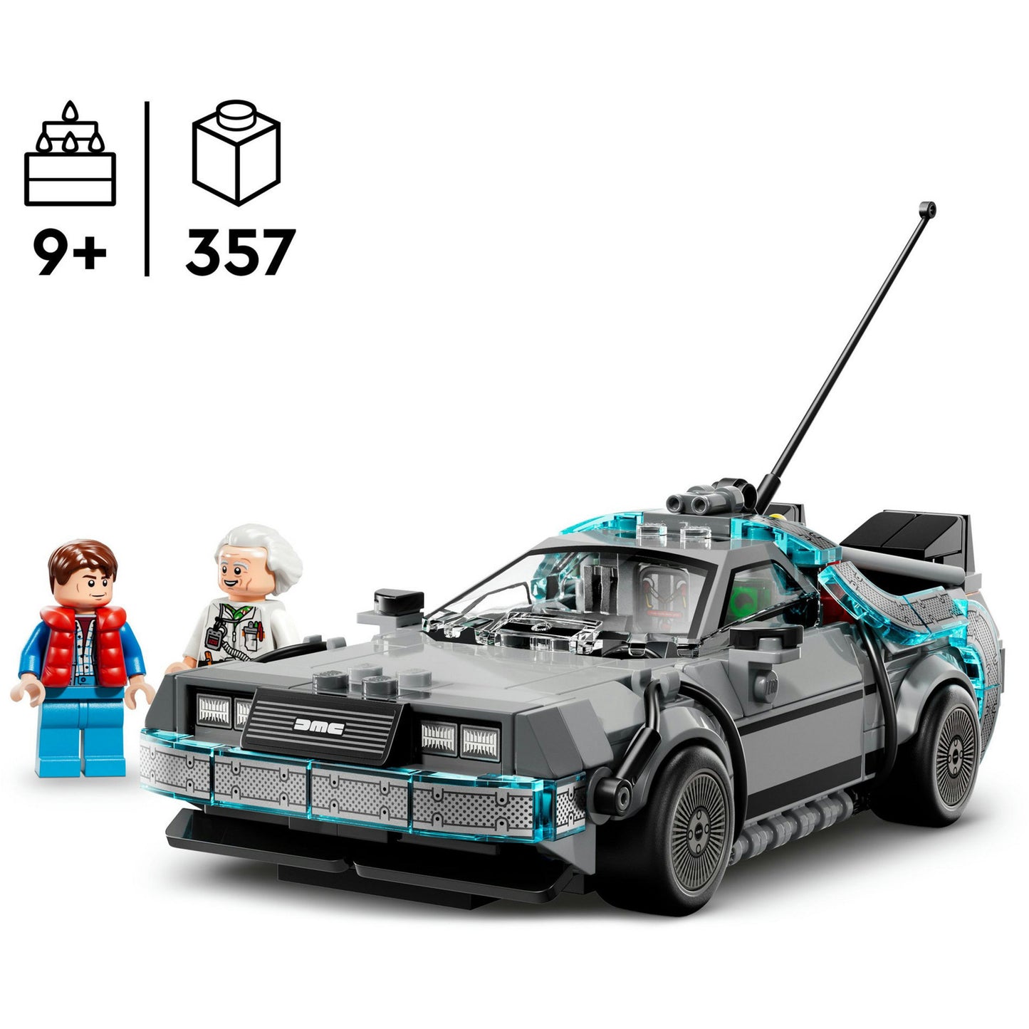 LEGO speed champions 77256 tijdmachine uit back to the future