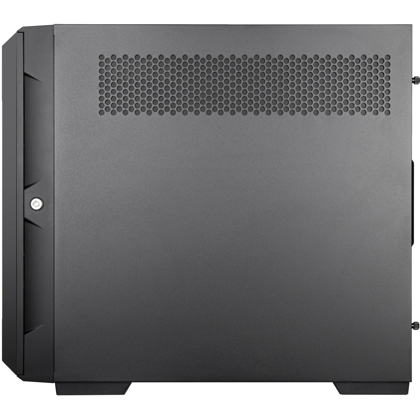 SilverStone cs382 mini tower behuizing (zwart | 2x usb-a | 1x usb-c)