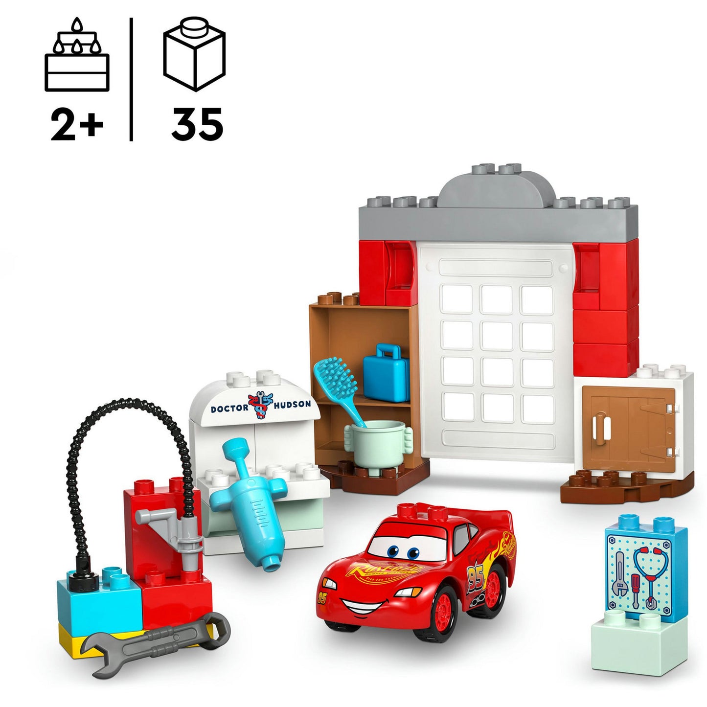 LEGO duplo 10456 mcqueens bezoek aan docs garage